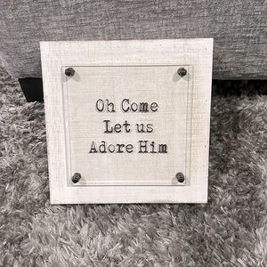 6x6 Holiday sign